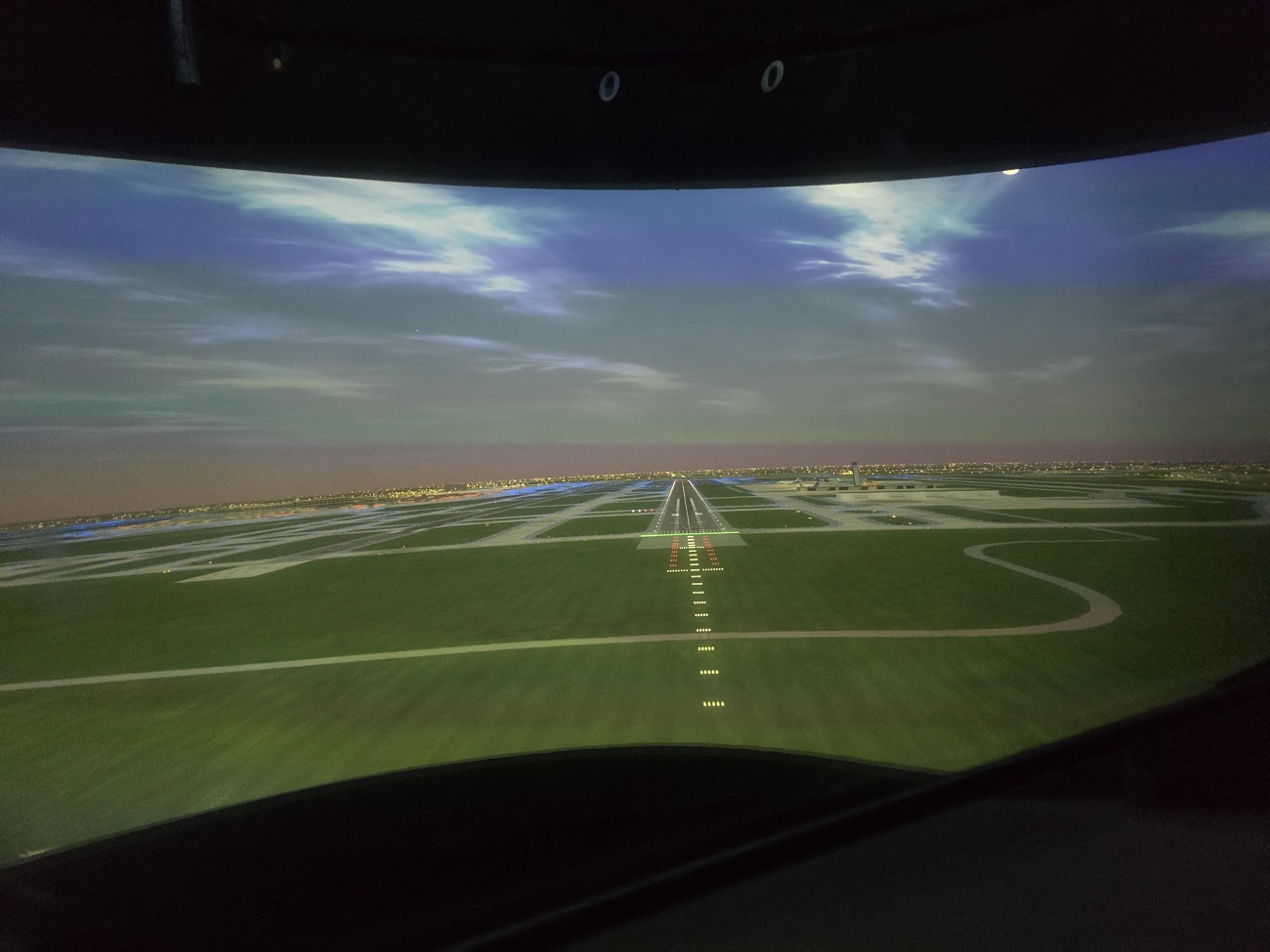 Representation of a landing approach in the visual system.